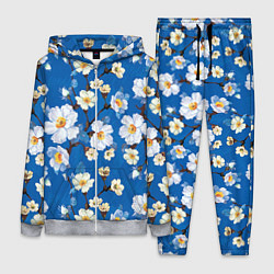 Женский 3D-костюм Цветы ретро 5, цвет: 3D-меланж