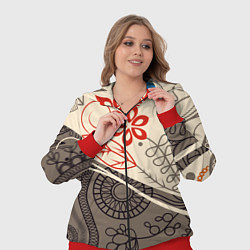 Женский 3D-костюм Прованс, цвет: 3D-красный — фото 2