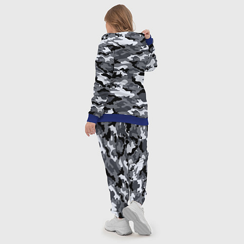 Женский костюм Городской камуфляж Россия / 3D-Синий – фото 5