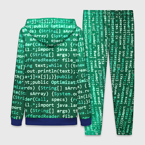 Женский костюм Программирование 8 / 3D-Синий – фото 2
