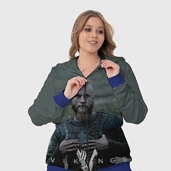 Женский 3D-костюм Vikings: Ragnarr Lodbrok, цвет: 3D-синий — фото 2
