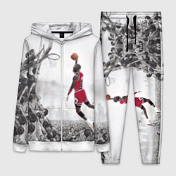 Женский 3D-костюм Michael Jordan NBA цвета 3D-белый — фото 1