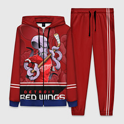 Женский 3D-костюм Detroit Red Wings, цвет: 3D-синий