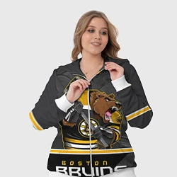 Женский 3D-костюм Boston Bruins, цвет: 3D-белый — фото 2