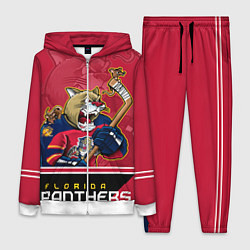 Женский 3D-костюм Florida Panthers, цвет: 3D-белый