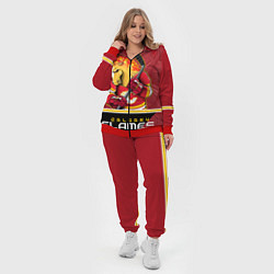 Женский 3D-костюм Calgary Flames, цвет: 3D-красный — фото 2