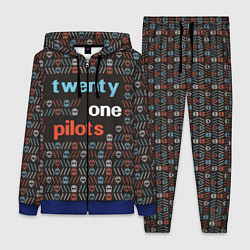 Женский 3D-костюм Twenty One Pilots, цвет: 3D-синий