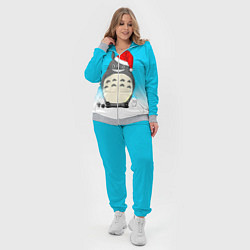 Женский 3D-костюм Тоторо под снегом, цвет: 3D-меланж — фото 2