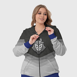 Женский 3D-костюм G2 Esports Uniform, цвет: 3D-синий — фото 2