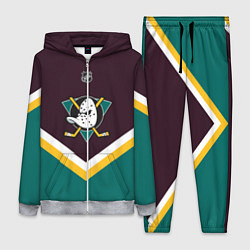 Женский 3D-костюм NHL: Anaheim Ducks, цвет: 3D-меланж