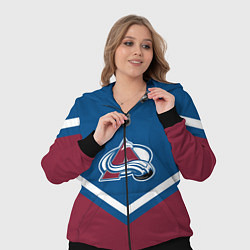 Женский 3D-костюм NHL: Colorado Avalanche, цвет: 3D-черный — фото 2