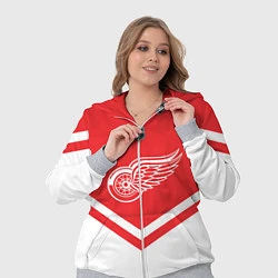 Женский 3D-костюм NHL: Detroit Red Wings, цвет: 3D-меланж — фото 2