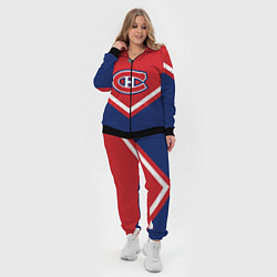 Женский 3D-костюм NHL: Montreal Canadiens, цвет: 3D-черный — фото 2