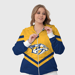 Женский 3D-костюм NHL: Nashville Predators, цвет: 3D-белый — фото 2