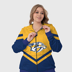 Женский 3D-костюм NHL: Nashville Predators, цвет: 3D-синий — фото 2