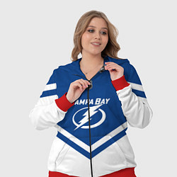 Женский 3D-костюм NHL: Tampa Bay Lightning, цвет: 3D-красный — фото 2