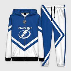 Женский 3D-костюм NHL: Tampa Bay Lightning, цвет: 3D-черный