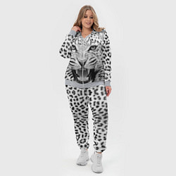 Женский 3D-костюм Белый леопард, цвет: 3D-меланж — фото 2