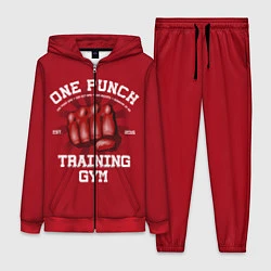 Женский 3D-костюм One Punch Gym, цвет: 3D-красный