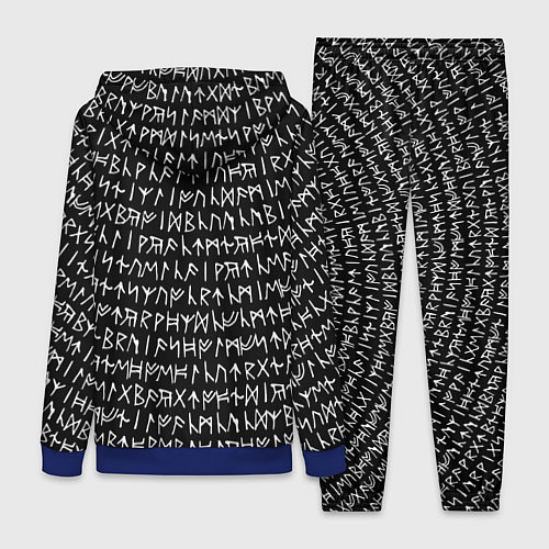 Женский костюм Руны / 3D-Синий – фото 2