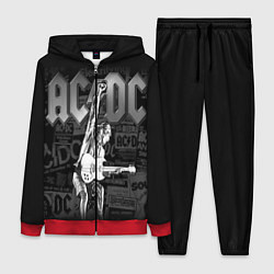 Женский 3D-костюм AC/DC: Rock You, цвет: 3D-красный