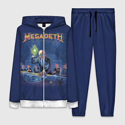 Женский 3D-костюм Megadeth: Rust In Peace, цвет: 3D-белый