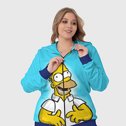 Женский 3D-костюм Аппетит Гомера, цвет: 3D-синий — фото 2