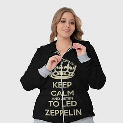 Женский 3D-костюм Keep Calm & Led Zeppelin, цвет: 3D-меланж — фото 2
