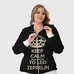 Женский 3D-костюм Keep Calm & Led Zeppelin, цвет: 3D-белый — фото 2