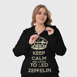 Женский 3D-костюм Keep Calm & Led Zeppelin, цвет: 3D-черный — фото 2