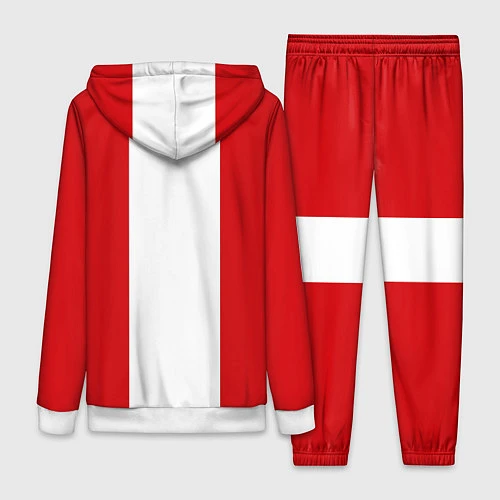 Женский костюм Arsenal FC: Red line / 3D-Белый – фото 2