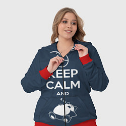 Женский 3D-костюм Keep Calm & Squirtle, цвет: 3D-красный — фото 2