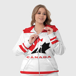 Женский 3D-костюм Canada Team, цвет: 3D-белый — фото 2