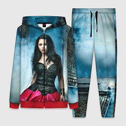 Женский 3D-костюм Evanescence, цвет: 3D-красный