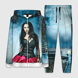Женский 3D-костюм Evanescence, цвет: 3D-белый