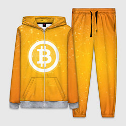 Женский 3D-костюм Bitcoin Orange, цвет: 3D-меланж