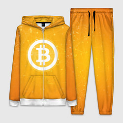 Женский 3D-костюм Bitcoin Orange, цвет: 3D-белый