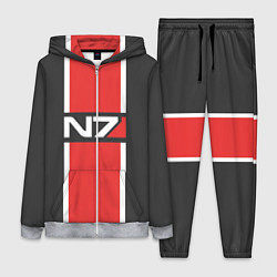 Женский 3D-костюм Mass Effect: N7, цвет: 3D-меланж