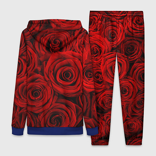 Женский костюм Красные розы / 3D-Синий – фото 2