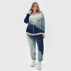 Женский 3D-костюм Орел над Лесом, цвет: 3D-меланж — фото 2