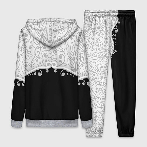 Женский костюм Флористика / 3D-Меланж – фото 2