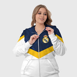 Женский 3D-костюм Real Madrid FC: Sport, цвет: 3D-белый — фото 2