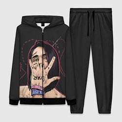 Женский 3D-костюм Face Star, цвет: 3D-черный