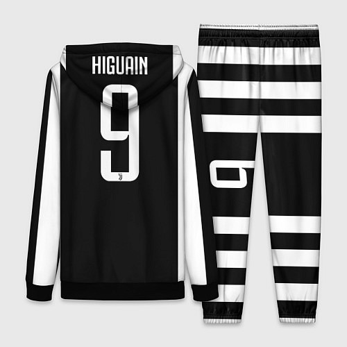 Женский костюм Juventus FC: Higuain Home 17/18 / 3D-Черный – фото 2