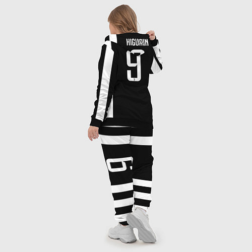 Женский костюм Juventus FC: Higuain Home 17/18 / 3D-Черный – фото 5