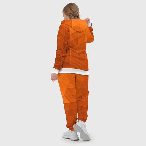 Женский костюм Orange abstraction / 3D-Белый – фото 5