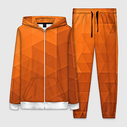 Женский 3D-костюм Orange abstraction, цвет: 3D-белый