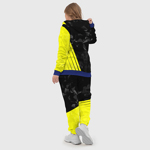 Женский костюм FC Borussia Dortmund: Abstract / 3D-Синий – фото 5