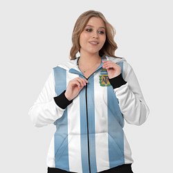 Женский 3D-костюм Сборная Аргентины: ЧМ-2018, цвет: 3D-черный — фото 2