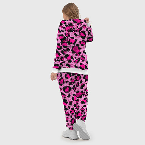 Женский костюм Розовый леопард / 3D-Белый – фото 5